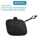 thumbnail image 4 of Unique Bargains Cubierta de gancho de remolque para parachoques delantero derecho de coche para Mercedes-Benz GLB250 2020-2022 No.A2478857700 Negro Unique Bargains cubiertas de parachoques, 4 of 7
