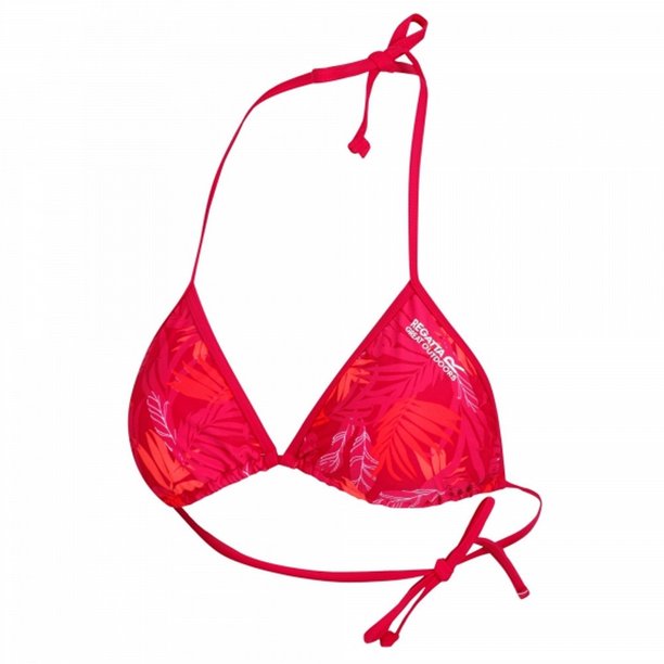 Regatta Great Outdoors - Sujetador de bikini de tiras modelo "Aceana" para mujer (Cereza Oscuro Esta Regatta UTRG2737_darkcerisetropical