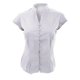 thumbnail image 1 of Kustom Kit- Blusa Continental con cuello mandarín y manga casquillo para mujer (Blanco) Kustom Kit UTBC631_white, 1 of 3