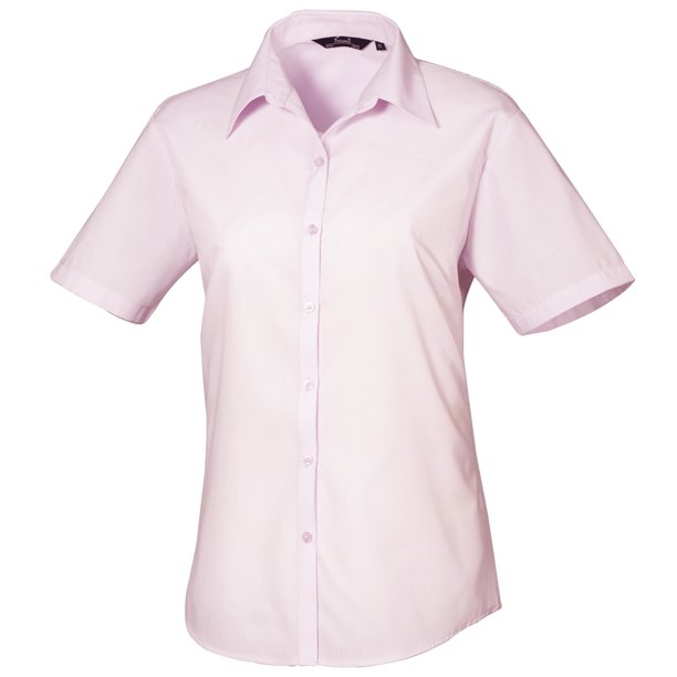 Premier - Camisa lisa de trabajo de manga corta (Rosa) Premier UTRW1092_pink