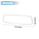 thumbnail image 4 of Cubierta de espejo retrovisor Interior de coche embellecedores accesorio de decoración ABS blanco para Dodge Challenger 2015-2020 Unique Bargains espejos interiores automotrices, 4 of 6