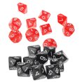 thumbnail image 1 of Juego de Dados Poliédricos D10 de 20 Piezas, Dado Cara Fiesta, Juego de Rol , Juguete Rojo y negro Zulema Dados de acrílico de diez caras, 1 of 7