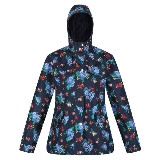Regatta - Chaqueta Impermeable Bertille para Mujer (Floral Marino) Regatta UTRG5003_navyfloral
