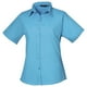 thumbnail image 1 of Premier - Camisa lisa de trabajo de manga corta (Turquesa) Premier UTRW1092_turquoise, 1 of 1