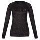 thumbnail image 1 of Regatta - Camiseta Bampton Impreso de Manga Larga para Mujer (Negro) Regatta UTRG8069_black, 1 of 2