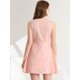 thumbnail image 5 of Allegra K Vestido Camisero Casual Sin Mangas Con Botones De Algodón Para Mujer Rosa L Unique Bargains Casual, 5 of 6