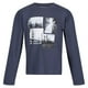 thumbnail image 1 of Regatta - Camiseta Wenbie III Paisaje de Manga Larga para Niños/Niñas (Denim Oscuro) Regatta UTRG8444_darkdenim, 1 of 6