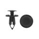 thumbnail image 1 of 50Pcs 9x20x24mm Vehículo Grapas de Plástico Negro Tornillos Paneles de Puertas Clips Unique Bargains Remache de plástico, 1 of 4
