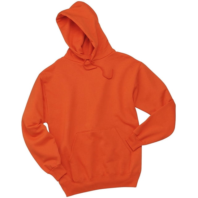Jerzees adulto doble forrado con capucha suéter, quemado naranja, pequeño Jerzees Sudadera