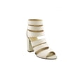 thumbnail image 1 of Sandalia Tipo Napa Color Hueso Con Detalle Animal Print En Tacon Mundo Terra 025519, 1 of 1