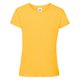 thumbnail image 1 of Fruit Of The Loom- Camiseta de manga corta Sofspun para niñas (Paquete de 2) (Amarillo oscuro) Fruit of the Loom UTBC4381_sunflower, 1 of 1