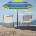 thumbnail image 4 of Sombrilla de Playa 60" con Rompevientos y Altura Ajustable azul Grande, 4 of 7