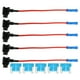 thumbnail image 1 of 12V Estándar Fusible Adaptador con 5pc 15A Cuchilla Estilo Fusible Plástico Unique Bargains CocheElectrónica, 1 of 7