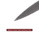 thumbnail image 4 of 2uds Neumática Semi-Circulares Limas Juego 5mm x 75mm Endurecido Rodamiento Acero Medio Corte Dientes Manual Herramientas para Metal Madera Afilado Unique Bargains identificadores de archivos, 4 of 5