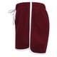 thumbnail image 3 of Skinni Fit - Pantalón corto retro para chica mujer (Burdeos/Blanco) Skinni Fit UTPC3562_burgundywhite, 3 of 3