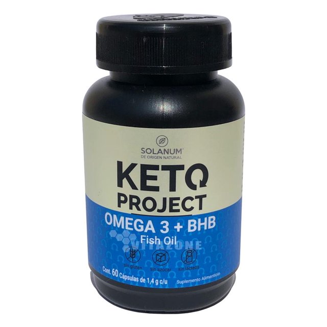 Suplemento alimenticio Solanum Keto Project omega 3 solanum con 60 cápsulas