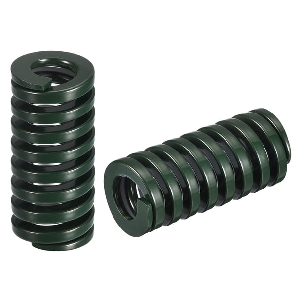3D Impresora Troquel Resorte, 2uds 27mm OD 55mm Largo Espiral Estampado Compresión Molde Troquel Resortes para 3D Impresora Eléctrica Pieza, Verde Unique Bargains resortes de compresión