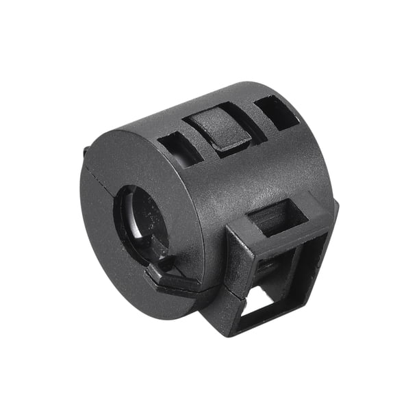 Ferrita Núcleos Cable Clips 8mm RFI EMI Ruido Supresión Filtro con Soporte Agujero para Potencia Transmisión, Audio Video Cable Paquete de 5 Unique Bargains filtros de interferencia electromagnética