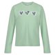 thumbnail image 1 of Regatta - Camiseta Wenbie III Corazón de Manga Larga para Niños/Niñas (Verde Tranquilo) Regatta UTRG8976_quietgreen, 1 of 6