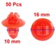 thumbnail image 2 of A15072900Ux0333 Grapas de Parachoques Guardabarros Rojo 50Pcs 10mm Unique Bargains Clips/Remaches/Sujetador, 2 of 2