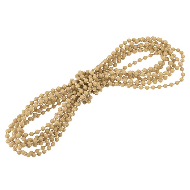 Persianas Cuenta Cadena Cordón, 5.47 Yardas Romana Vertical Rodillo Sombras para Ventana Cortina Persiana Repuesto Parte, Amarillo Unique Bargains persianas enrollables para tratamiento de ventanas