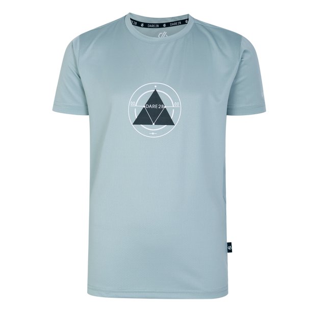Dare 2B - Camiseta Amuse Triángulo para Niños/Niñas (Gris Pizarra) Dare 2B UTRG8732_slategrey