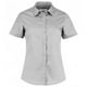 thumbnail image 1 of Kustom Kit - Camisa ajustada de popelín con manga corta para mujer (Gris Claro) Kustom Kit UTPC3073_lightgrey, 1 of 1