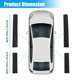 thumbnail image 5 of 1 Juego Coche Puerta Umbral Guardias Escalones Protección ABS Cubiertas Antiarañazos Almohadilla Unique Bargains protectores de entrada de puerta automotriz, 5 of 7
