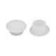 thumbnail image 2 of Cubiertas de orificio de inserción de tubo empotrado redondo de plástico de 10 mm de diámetro, blanco, 50 piezas Unique Bargains Cubierta del agujero, 2 of 2