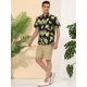 thumbnail image 4 of Lars Amadeus Camisas Estampadas De Verano Para Hombre, Manga Corta, Informal, Con Botones, Para La P Unique Bargains Camisas, 4 of 6