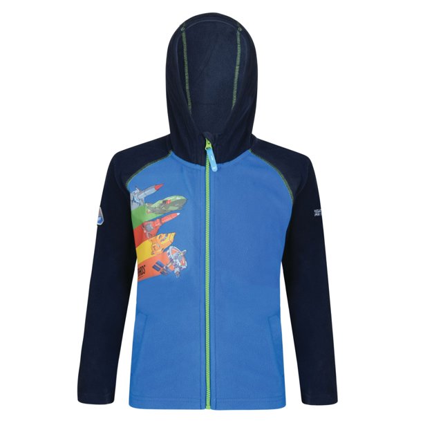 Regatta - Chaqueta polar con capucha oficial de Thunderbirds modelo Hyperspeed para niños (Azul oxford/marino) Regatta UTRG2774_P
