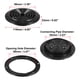 thumbnail image 5 of 4 Piezas AC Aire Salida Ventilación Rejilla Perilla para RV Yate 118mm 86mm 82mm Unique Bargains Ventilación de salida de aire de CA, 5 of 7
