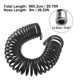 thumbnail image 4 of OD 0.39'' ID 0.26'' 29.53 Pies Largo Retroceso Aire Manguera con Acoplador Negro Unique Bargains AutoAccesorioMisc, 4 of 7