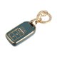 thumbnail image 1 of 5 Botón TPU Auto Inteligente Remoto Control Llave Estuche con Cadena Azul Unique Bargains carcasas de llaves automotrices, 1 of 7