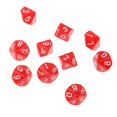 thumbnail image 4 of Juego de Dados Poliédricos D10 de 20 Piezas, Dado Cara Fiesta, Juego de Rol , Juguete Rojo y negro Zulema Dados de acrílico de diez caras, 4 of 7