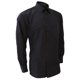 thumbnail image 1 of Brook Taverner - Camisa de manga larga Diseño ejecutivo Modelo Rapino para hombre caballero - Trabajo/Boda/Fiesta (Negro) Brook Taverner UTRW301_P, 1 of 1