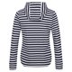 thumbnail image 2 of Regatta - Sudadera con Cremallera Bayla Rayas en Contraste para Mujer (Marino, Blanco) Regatta UTRG9000_navywhite, 2 of 5