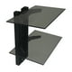 thumbnail image 2 of Repisa Doble Macformet de Cristal Multiequipo RCD35, 2 of 2