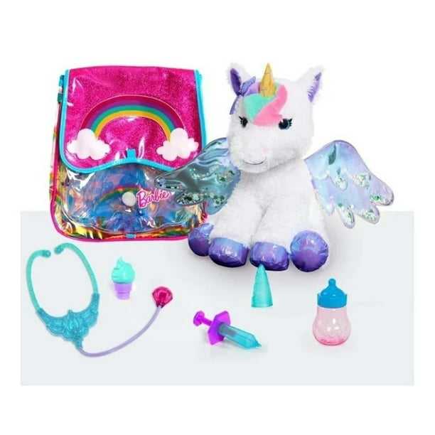 Set Barbie Dreamtopia Mochila de Veterinaria de Unicornio