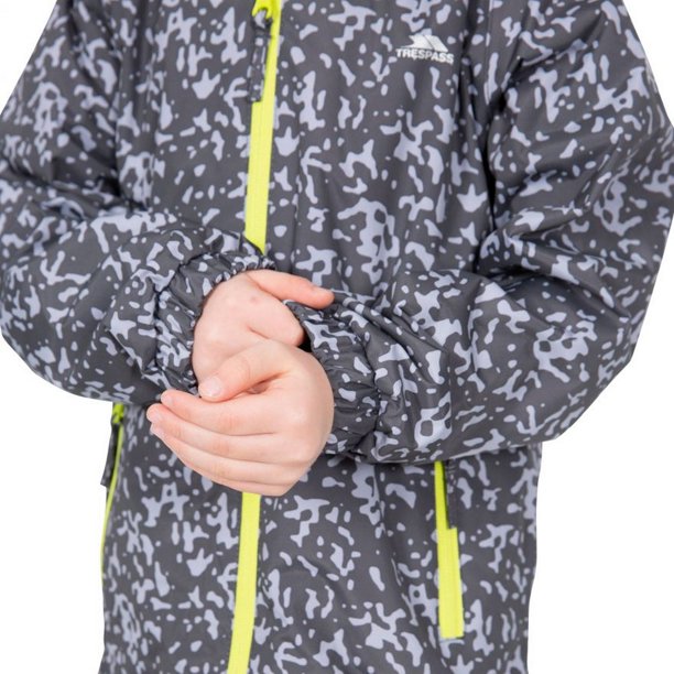 Trespass - Chaqueta Infantil Impermeable Sweeper (Negro Estampado) Trespass UTTP4009_blackprint