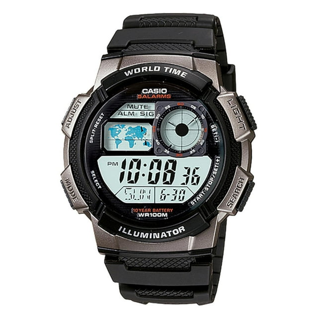 Reloj Casio Core Digital Caballero Negro Mod. AE-1000W-1BVCF