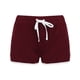 thumbnail image 1 of Skinni Fit - Pantalón corto retro para chica mujer (Burdeos/Blanco) Skinni Fit UTPC3562_burgundywhite, 1 of 3