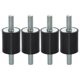 thumbnail image 1 of 4uds M8 Anti Vibración Goma Aislador Montaje 25x30mm para Coche Motores Unique Bargains Autoparte, 1 of 6