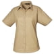 thumbnail image 1 of Premier - Camisa lisa de trabajo de manga corta (Caqui) Premier UTRW1092_khaki, 1 of 2