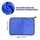 thumbnail image 5 of Coche Secado Toalla 30 x 40cm 600 GSM Altamente Absorbente Gris Azul 1ud Unique Bargains gamuza de secado de microfibra automotriz, 5 of 7