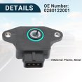 thumbnail image 4 of Ofertas únicas Sensor de posición del acelerador del coche para Volvo V70 1998-2000 Durable No.0280122001 Sensor de ángulo del acelerador 1 pieza Unique Bargains sensores de posición del acelerador automotriz, 4 of 7