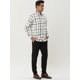 thumbnail image 4 of Lars Amadeus Camisas casuales a cuadros de manga larga con botones y bolsillo M Unique Bargains Camisas, 4 of 6