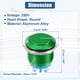 thumbnail image 5 of Ofertas únicas Interruptor de botón momentáneo para automóvil de 19 mm Botón de inicio redondo de metal SPST 1NO AC 250V Verde Unique Bargains interruptores de botón, 5 of 7