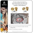 thumbnail image 2 of Parrilla de Gas Supra 5 Quemadores 90 x 51 cm Cromo, 2 of 9