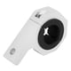 thumbnail image 4 of 40mm Universal Plateado Tubo Abrazadera Conjunto Montaje Soporte Para Coche Unique Bargains Faro Soporte, 4 of 8
